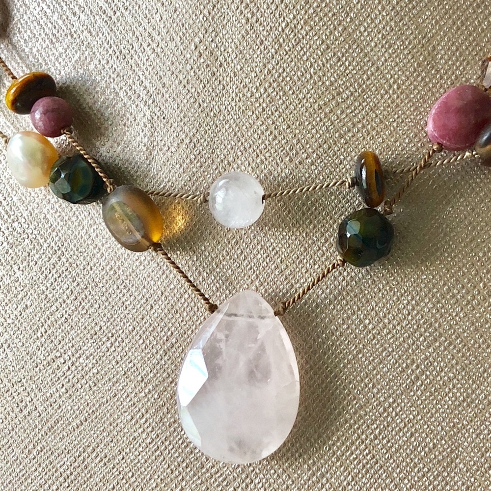 J.Crew Gemstone Necklace - Picture 3 of 8